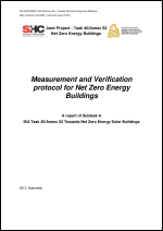 Measurement and Verification protocol for Net Zero Energy Buildings