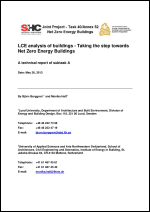 LCE Analysis of Buildings - Taking the Step Towards Net Zero Energy Buildings